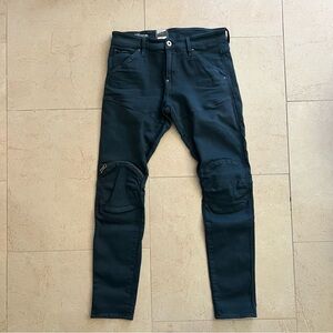 G-Star RAW Mens 5620 3D Zip Knee Skinny Fit Jeans